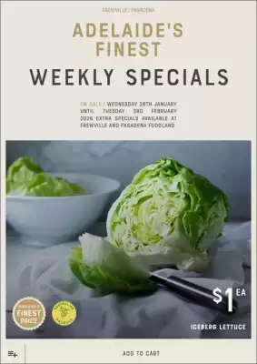 Adelaide's finest catalogue (valid until 3-02)