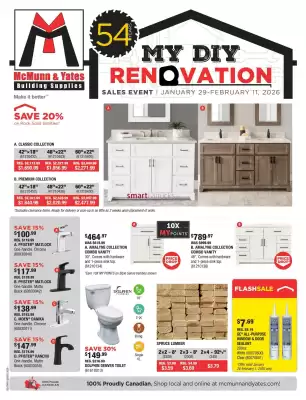 McMunn & Yates Building Supplies flyer (valid until 11-02)