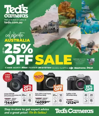 Teds Cameras catalogue (valid until 4-02)