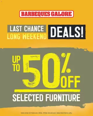 Barbeques Galore catalogue (valid until 3-02)