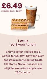 Costa Coffee leaflet Page 2