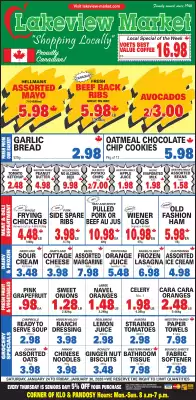 Lakeview Market flyer (valid until 30-01)