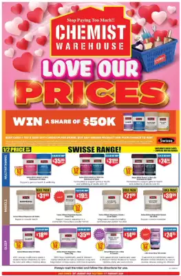 Chemist Warehouse catalogue (valid until 11-02)