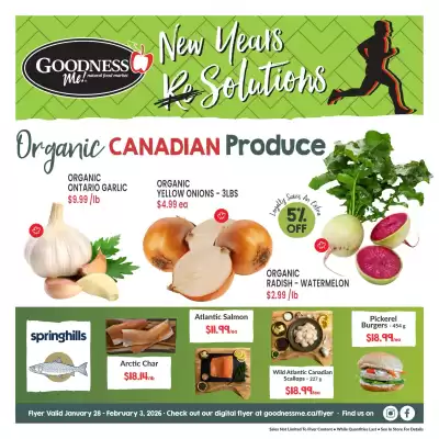 Goodness Me flyer (valid until 3-02)