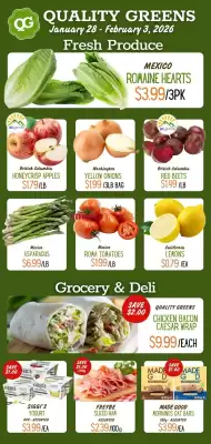 Quality Greens flyer (valid until 3-02)