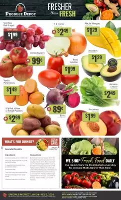Produce Depot flyer (valid until 3-02)