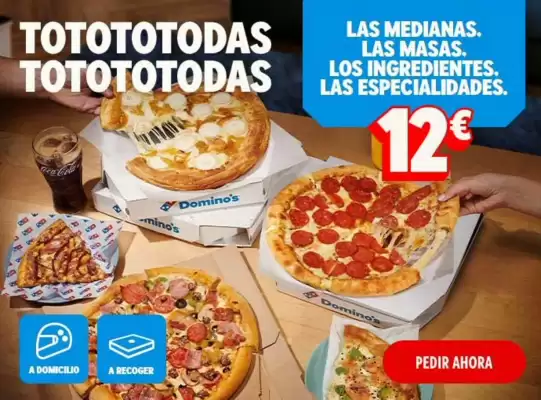 Folleto Domino's Pizza (válido hasta el 10-02)