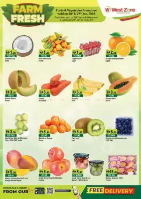 West Zone Supermarket catalogue (valid until 29-01)