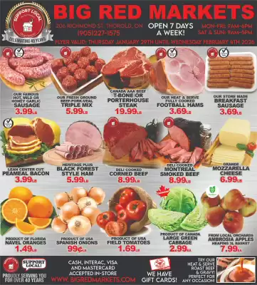 Big Red Markets flyer (valid until 4-02)
