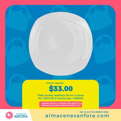 Catálogo Almacenes Anfora (válido hasta 10-02)