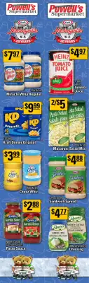 Powell's Supermarket flyer (valid until 4-02)