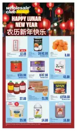 Wholesale Club flyer Page 1