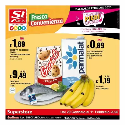 Volantino Sì con te Superstore (valido fino al 11-02)