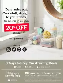 Kitchen Stuff Plus flyer Page 19