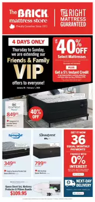 The Brick flyer (valid until 9-02)