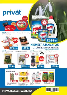 PRIVÁT akciós újság (érvényes eddig: 4-02)