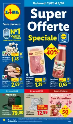 Volantino Lidl (valido fino al 8-02)
