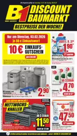 B1 Discount Baumarkt Prospekt woche 5 Seite 1