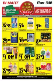 Bi-Mart weekly ad Page 1