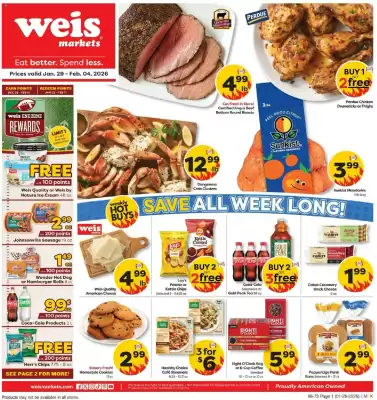 Weis Markets weekly ad (valid until 5-02)