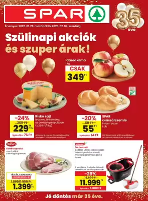 Spar akciós újság (érvényes eddig: 4-02)