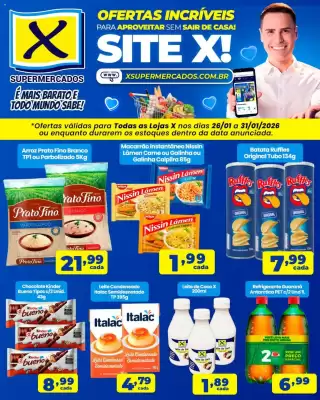 Folheto X Supermercados (válido até 31-01)