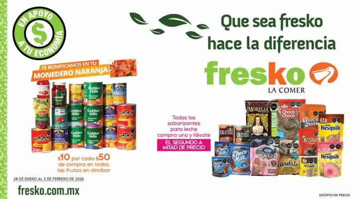 Folleto Fresko (válido hasta 3-02)