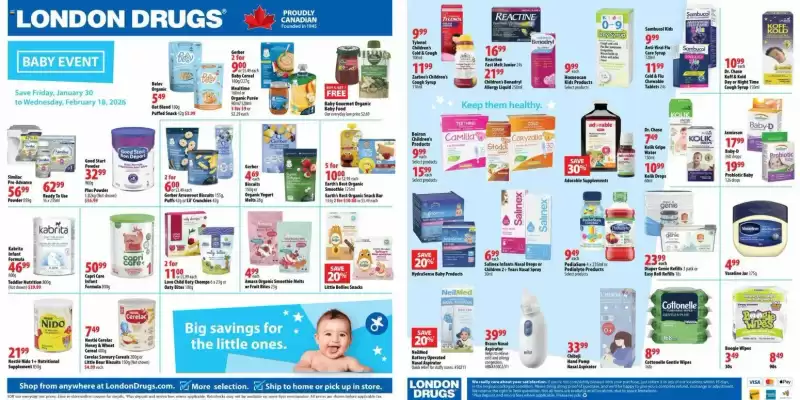 London Drugs flyer (valid until 19-02)
