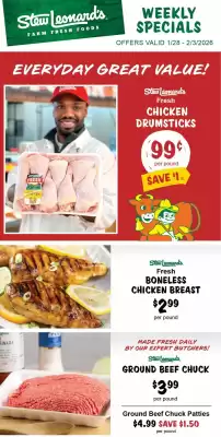 Stew Leonard's flyer (valid until 3-02)