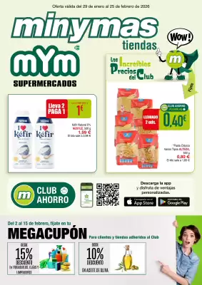 Folleto mYm supermercados (válido hasta el 25-02)