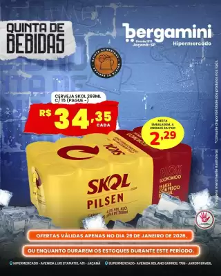 Catálogo Supermercado Bergamini (válido até 29-01)