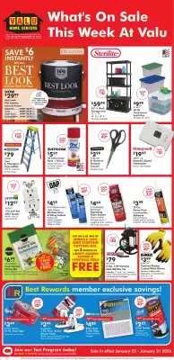 Valu Home Centers weekly ad (valid until 31-01)