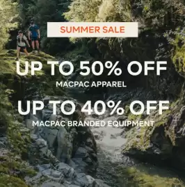 Macpac catalogue week 5 Page 1