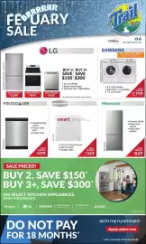Trail Appliances flyer week 5 Page 1