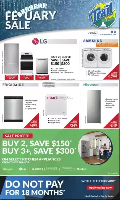 Trail Appliances flyer (valid until 4-02)