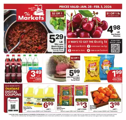 The Markets weekly ad (valid until 3-02)