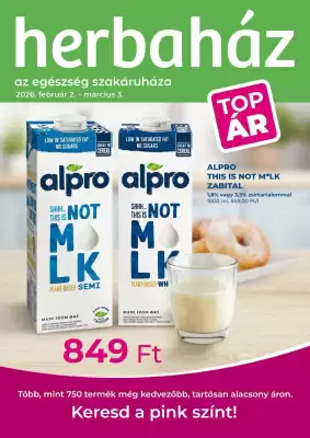 Herbaház akciós újság