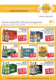 Getränke Göbel Prospekt woche 7 Seite 1