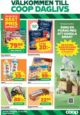 Coop Daglivs reklamblad (giltig till och med 8-02)