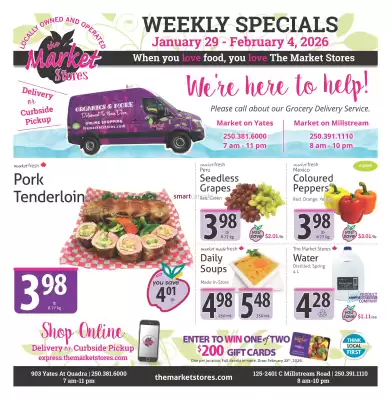 The Market Stores flyer (valid until 4-02)