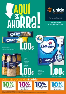 Folleto Unide Supermercados (válido hasta el 11-02)