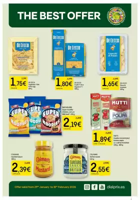 Folleto Dialprix (válido hasta el 18-02)
