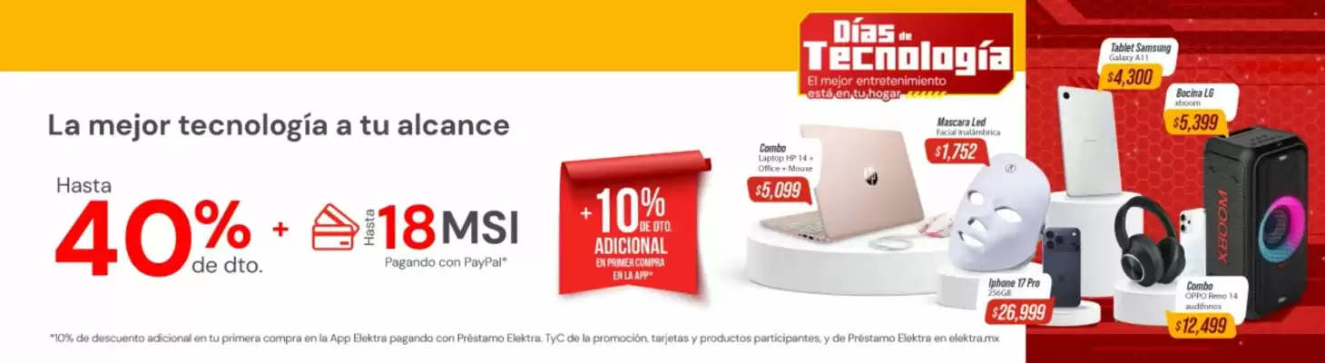 Catálogo Elektra (válido hasta 31-01)