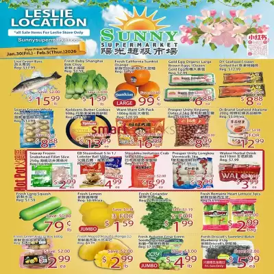Sunny Food Mart flyer (valid until 5-02)