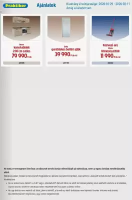Praktiker akciós újság (érvényes eddig: 11-02)