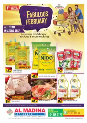 Al Madina Hypermarket catalogue (valid until 1-02)
