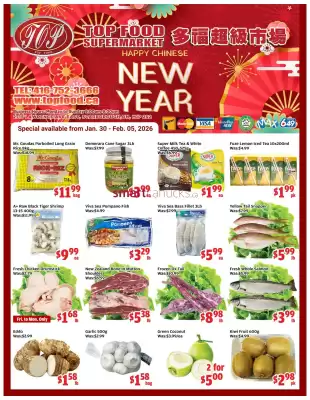 Top Food Supermarket flyer (valid until 5-02)