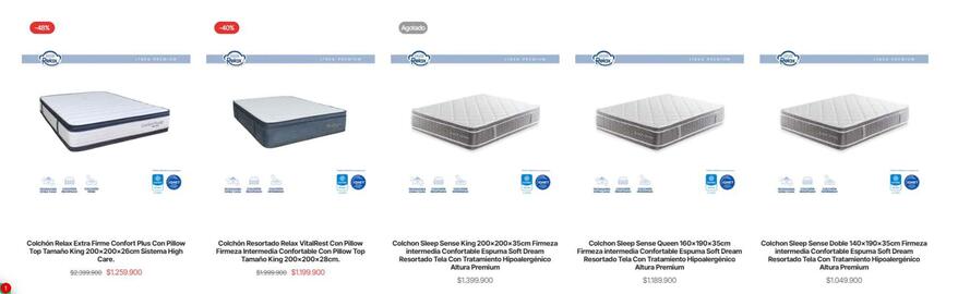Catálogo Colchones Relax Página 2