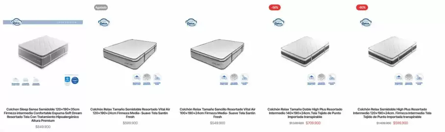 Catálogo Colchones Relax Página 1