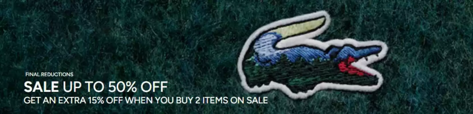 Lacoste catalogue (valid until 13-02)